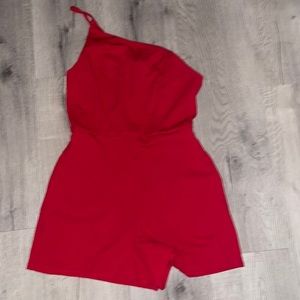 One Shoulder Romper